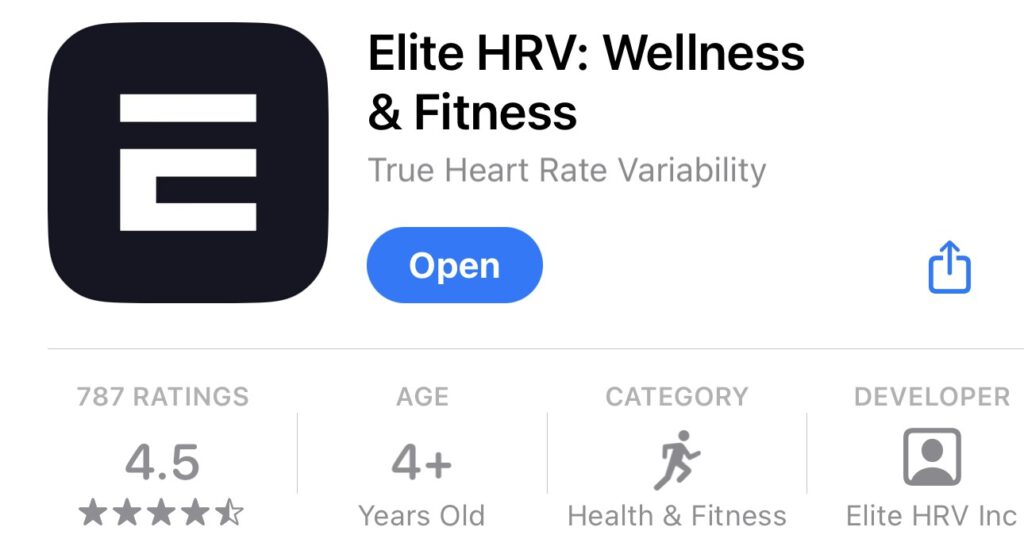app for HRV measuring
