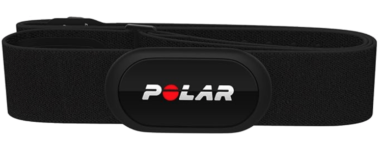 Chest belt measuring HRV from polar